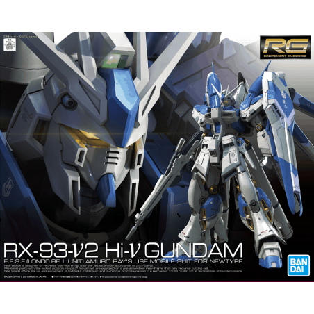 Gundam - RG - 36 - RX-93-ν2 Gundam Hi Nu 1/144