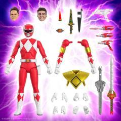 Mighty Morphin Power Rangers - Ultimates Red Ranger Super 7 - 2