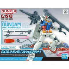 Gundam -  EG Gundam RX-78-2 Full Weapon Set BANDAI HOBBY - 1