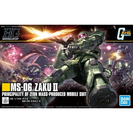 Gundam - HGUC - 241 - MS-06 Zaku II 1/144