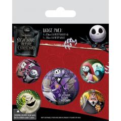 Nightmare Before Christmas (Characters) Paquete de insignias Pyramid International - 1
