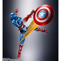 (Preorder) Tech-On Avengers - S.H. Figuarts - Captain America BANDAI TAMASHII NATIONS - 4