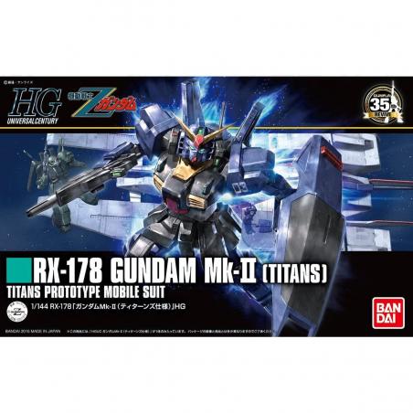 Gundam - HGUC - 194 - RX-178 Gundam Mk-II (TITANS) 1/144