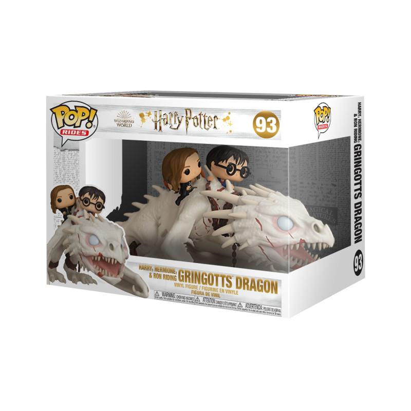 Funko Pop - Harry Potter - Harry, Hermione & Ron Riding Gringotts Dragon - 93 FUNKO - 2
