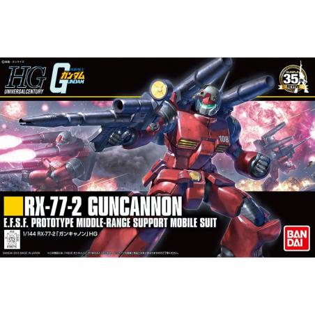 Gundam - HGUC - 190 - RX-77-2 Guncannon 1/144