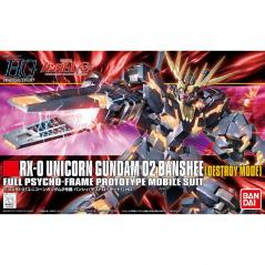 Gundam - HGUC - 134 - RX-0 Unicorn Gundam 02 Banshee (Destroy Mode) 1/144 Bandai - 1