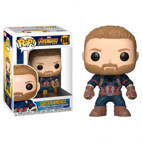 Funko Pop - Vengadores Infinity War - Captain America - 288 Funko - 1