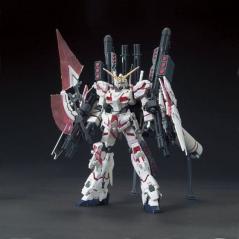 Gundam - HGUC - 199 - RX-0 Full Armor Unicorn Gundam (Destroy Mode) (Red Color Ver.) 1/144 Bandai - 2