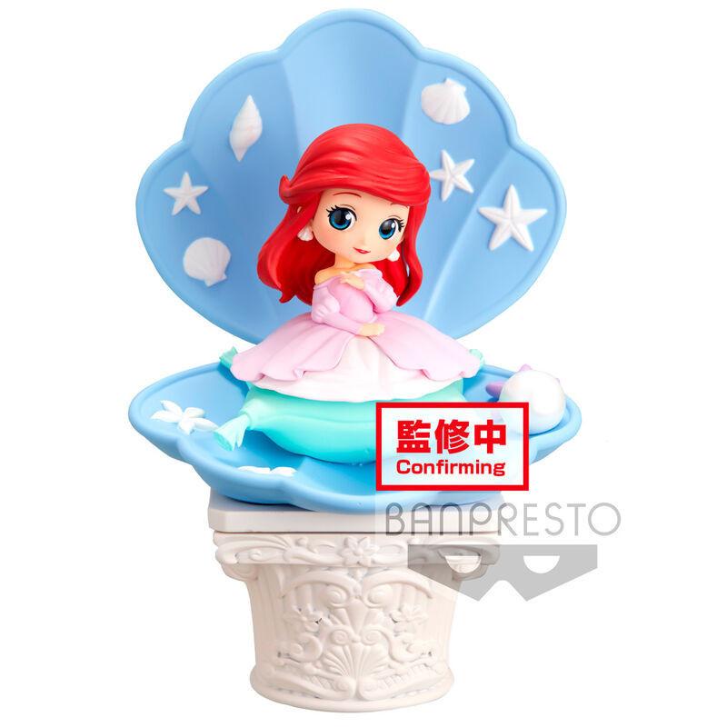 Q Posket Ariel Disney Characters Pink Dress Ver.A Banpresto - 1