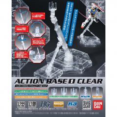 Gundam Accessories - Action Base 1 (Clear) Bandai - 1