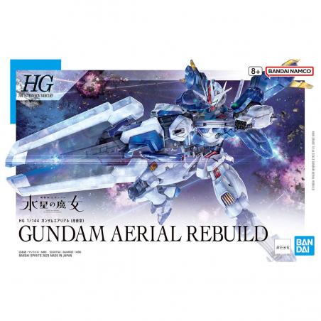 Gundam - HGTWFM - 19 - XVX-016RN Gundam Aerial Rebuild 1/144