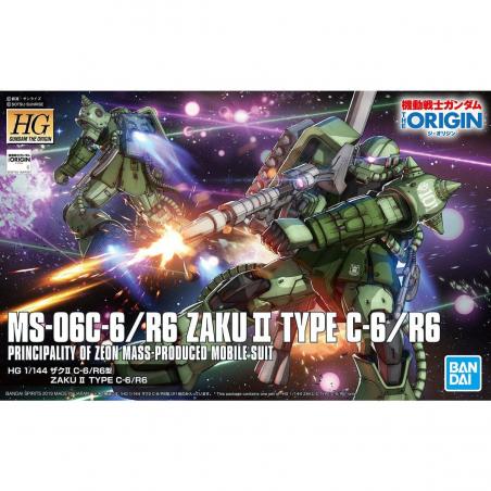 Gundam - HGGTO - 025 - MS-06C-6/R6 Zaku II Type C-6/R6 1/144