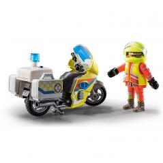 Playmobil Rescue Motorcycle with Flashing Light Playmobil - 2
