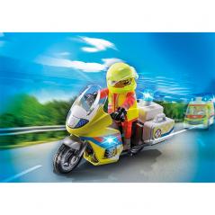 Playmobil Rescue Motorcycle with Flashing Light Playmobil - 3