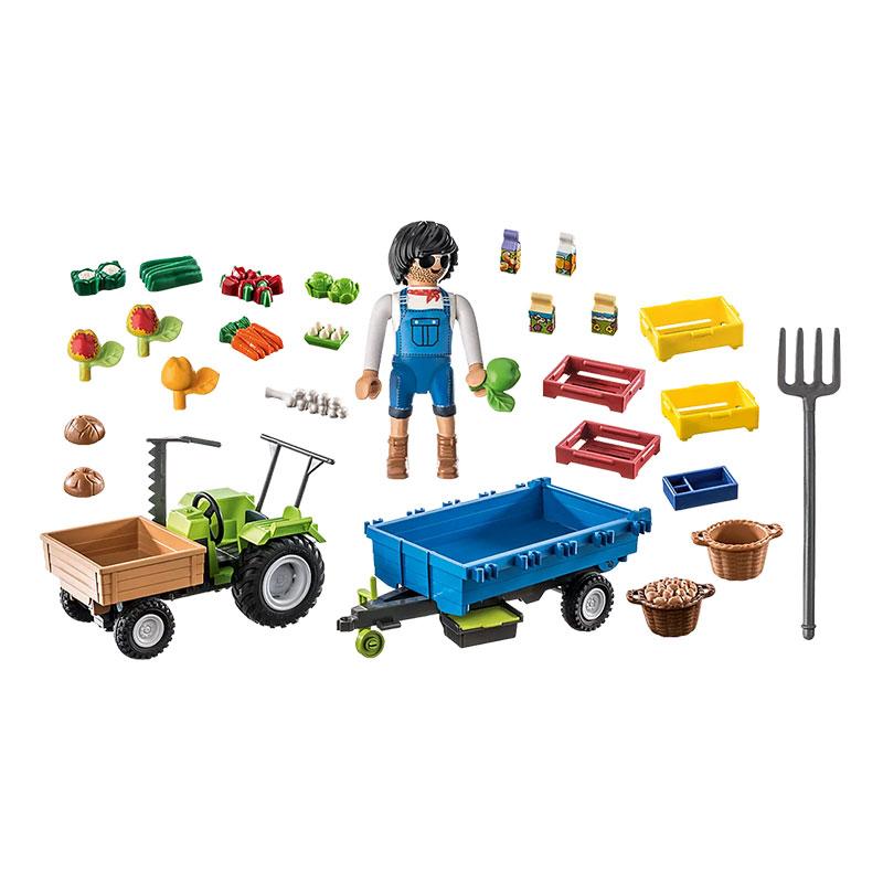 Playmobil Harvester Tractor with Trailer Playmobil - 2