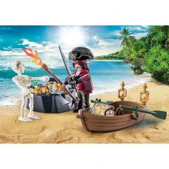 Playmobil Pirates Starter Pack Pirate with Rowing Boat Playmobil - 3