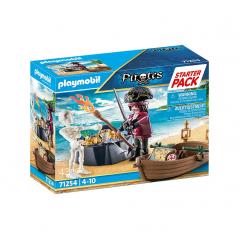 Playmobil Pirates Starter Pack Pirate with Rowing Boat Playmobil - 1