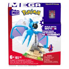 Pokémon Kit de Construcción Mega Construx Vuelo de medianoche de Zubat