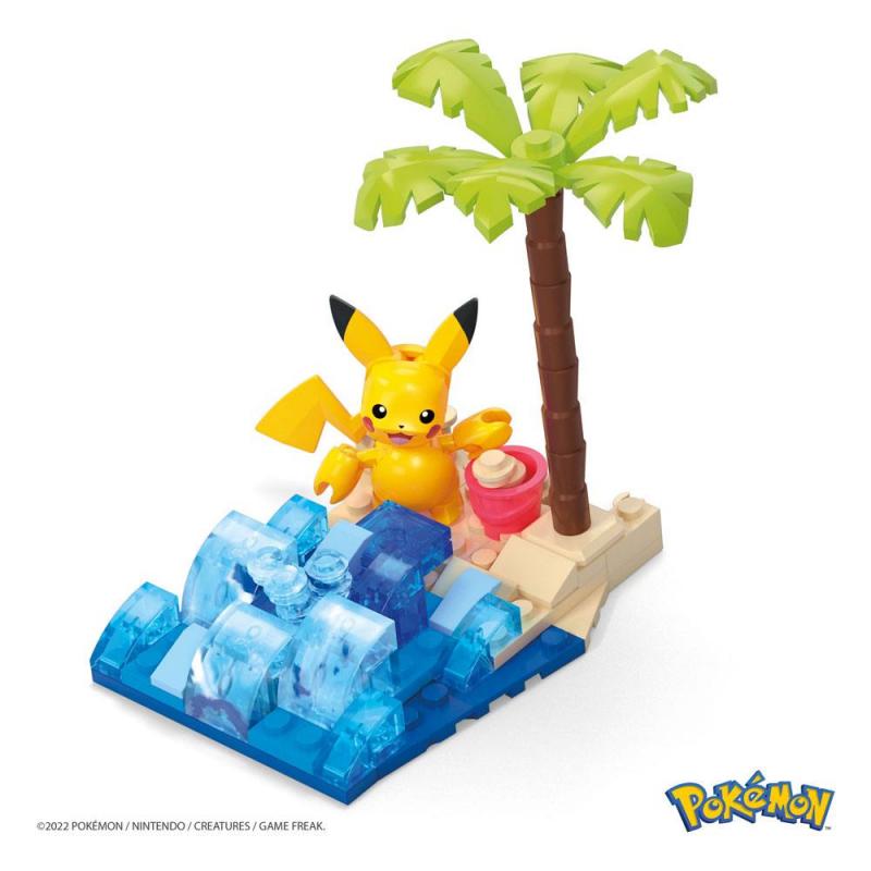 Pokémon Kit de Construcción Mega Construx Pikachu's Beach Splash Mattel - 1