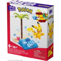 Pokémon Kit de Construcción Mega Construx Pikachu's Beach Splash Mattel - 3