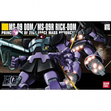 Gundam - HGUC - 059 - MS-09 Dom / MS-09R Rick Dom 1/144