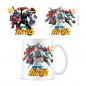 Gundam (Mech Mash Up) 11oz/315ml Taza blanca