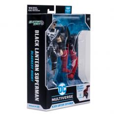 DC Multiverse Black Lantern Superman (Blackest Night Build-A) McFarlane Toys - 9