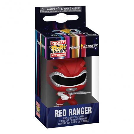 Keychain Funko Pop - Power Rangers - Red Ranger