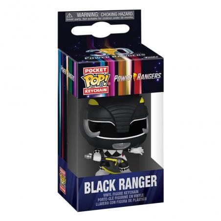 Keychain Funko Pop - Power Rangers - Black Ranger