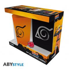 Naruto Shippuden - Pack Vaso XXL + Pin + Cuaderno de Bolsillo Konoha Abystyle - 1