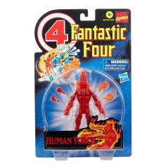Marvel Legends Series Retro Fantastic Four The Human Torch Hasbro - 6