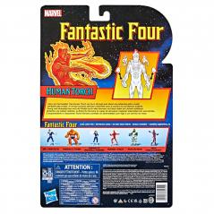 Marvel Legends Series Retro Fantastic Four The Human Torch Hasbro - 7