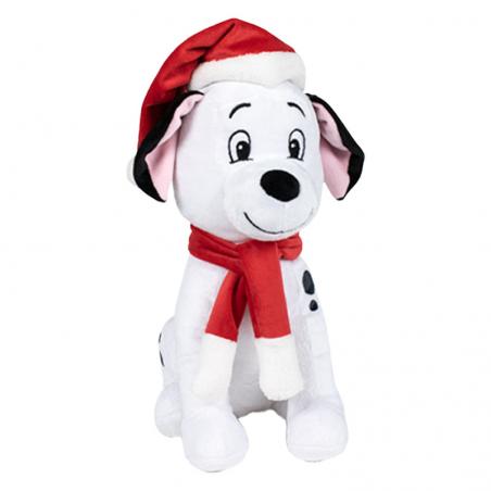 Peluche c/sonido 101 Dalmatians Disney Navidad 26cm Sambro - 1