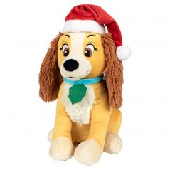 Plush toy w/sound Lady Disney Christmas 26cm Sambro - 1