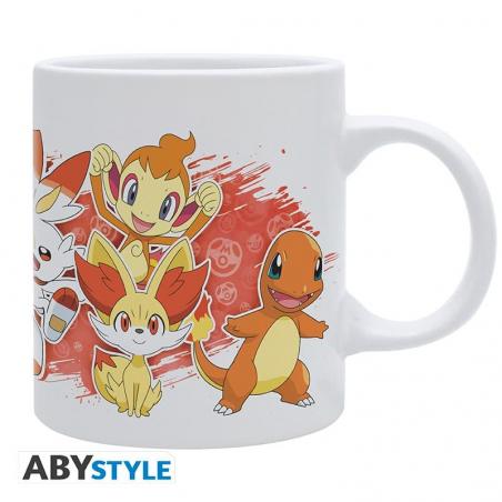 POKEMON - Mug - 320 ml - Fire Starters White Abystyle - 1