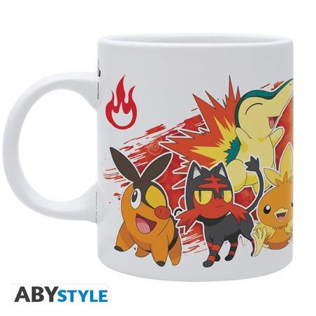 POKEMON - Mug - 320 ml - Fire Starters White