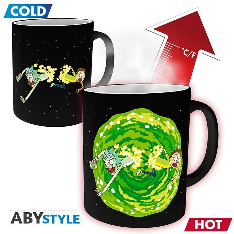 RICK AND MORTY - Taza Heat Change - 320 ml - Portal Abystyle - 1