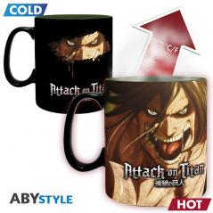ATTACK ON TITAN - Mug Heat Change - 460 ml - Titan Eren S3 Abystyle - 2