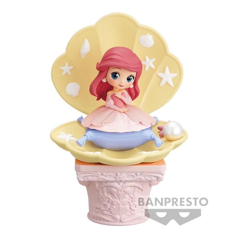 Q Posket Stories Disney Characters Pink Dress Style Ariel (Ver. B) Banpresto - 1