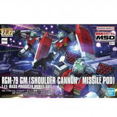 Gundam - HG - GM (Shoulder Cannon/ Missile Pod Equipment) Bandai - 1