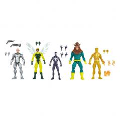 Marvel Legends Series Spider-Man - Pack de 5 Figuras Spider-Man, Silvermane, Human Fly, Molten Man, Razorback Hasbro - 12