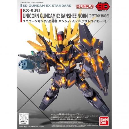 Gundam - SDEX - 015 - RX-0(N) Unicorn Gundam 02 Banshee Norn Destroy Mode