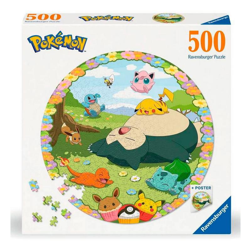 Pokémon Puzzle redondo Flowery Pokémon (500 piezas) Ravensburger - 1