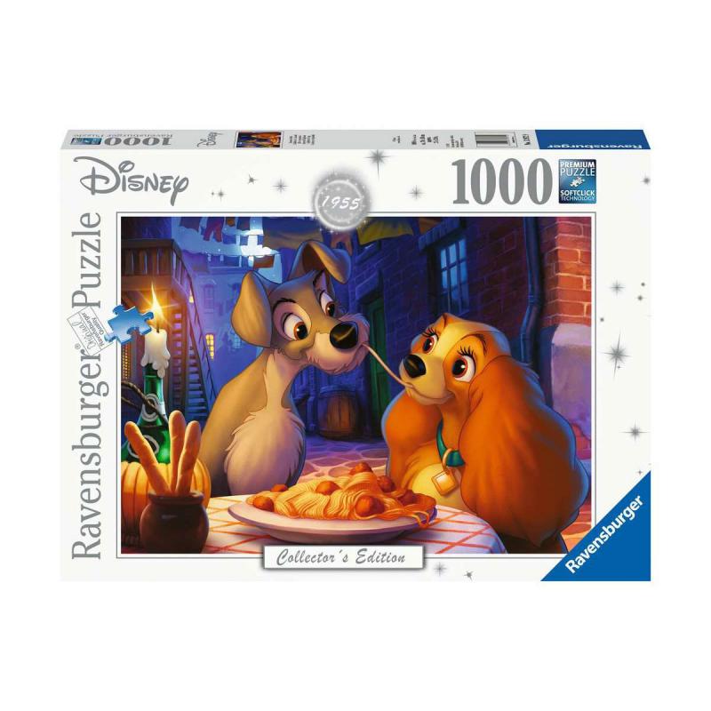 Disney Collector's Edition Jigsaw Puzzle Lady and the Tramp (1000 pieces) Ravensburger - 1