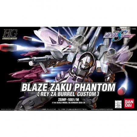 Gundam - HGGS - 28 - ZGMF-1001/M Blaze Zaku Phantom (Rey Za Burrel Custom) 1/144