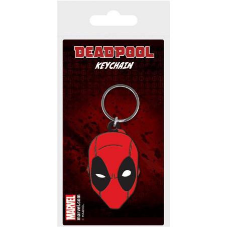 Marvel Comics Llavero caucho Deadpool Face Pyramid International - 1