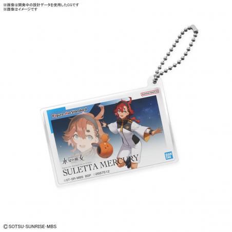 Gunpla Package Art Acrylic Ball Chain Suletta Mercury Bandai - 1