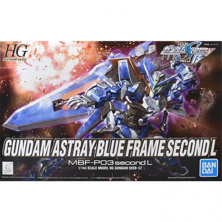 Gundam - HGGS - 57 - MBF-P03secondL Gundam Astray Blue Frame Second L 1/144