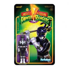 Mighty Morphin Power Rangers ReAction Black Ranger Super 7 - 2
