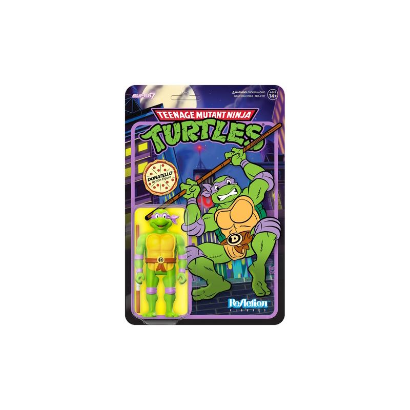 Tortugas Ninja ReAction Donatello (Wave 7) Super 7 - 1